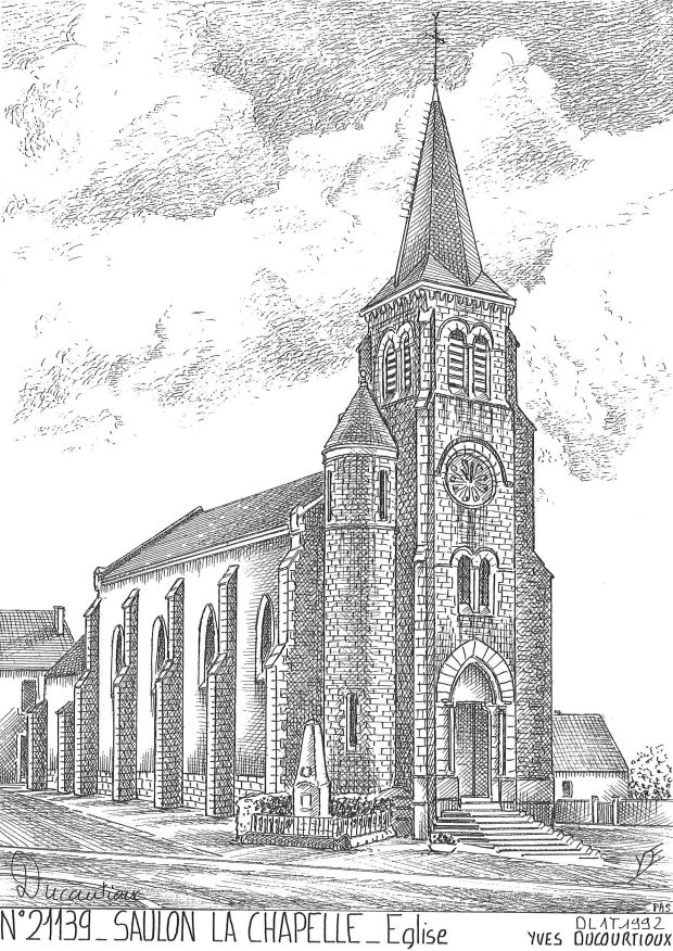 N 21139 - SAULON LA CHAPELLE - église